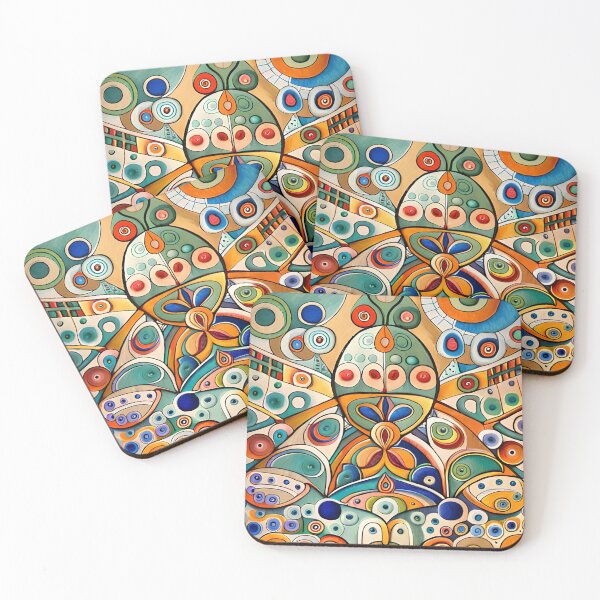Item preview, A painting of abstract shapes and colors designed and sold by Hillol Bora.