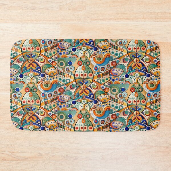 Item preview, A painting of abstract shapes and colors designed and sold by Hillol Bora.