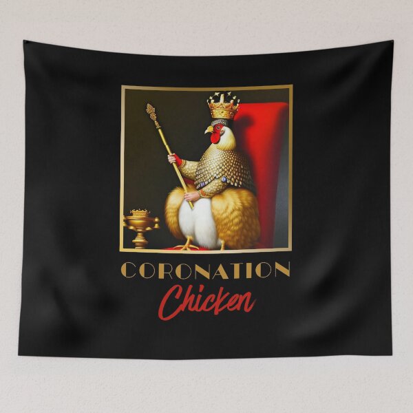 Item preview, Coronation Chicken Funny Royal Coronation design  designed and sold by RoyalRepublics.