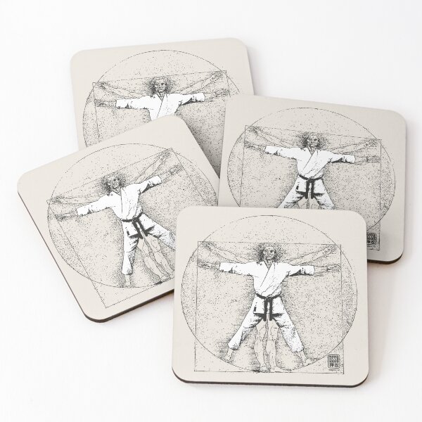Item preview, Vitruvian Dogi Tee - The Ultimate Choice for martial artists! designed and sold by Ossu-Couture.