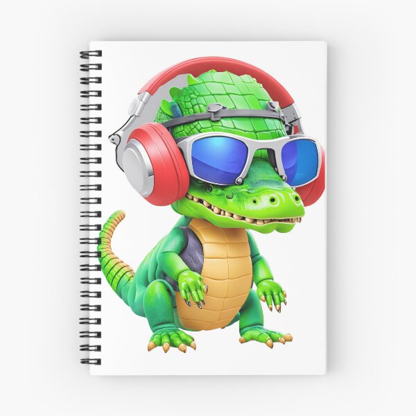 Item preview, Cute Alligator In Sunglasses And Headphones designed and sold by artist-mac.