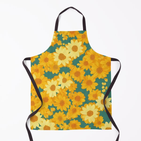 Item preview, Yellow and Orange Flowers Floral Patterns designed and sold by Wonder Of Light.