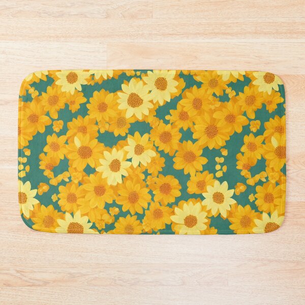 Item preview, Yellow and Orange Flowers Floral Patterns designed and sold by Wonder Of Light.