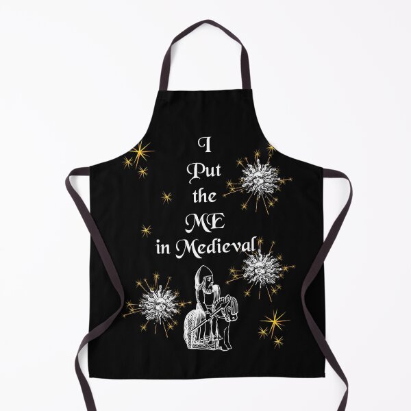 Item preview, 'I Put the ME in Medieval' Knight Funny Quote - Medieval Designs Collection designed and sold by Ridiculam Toga.