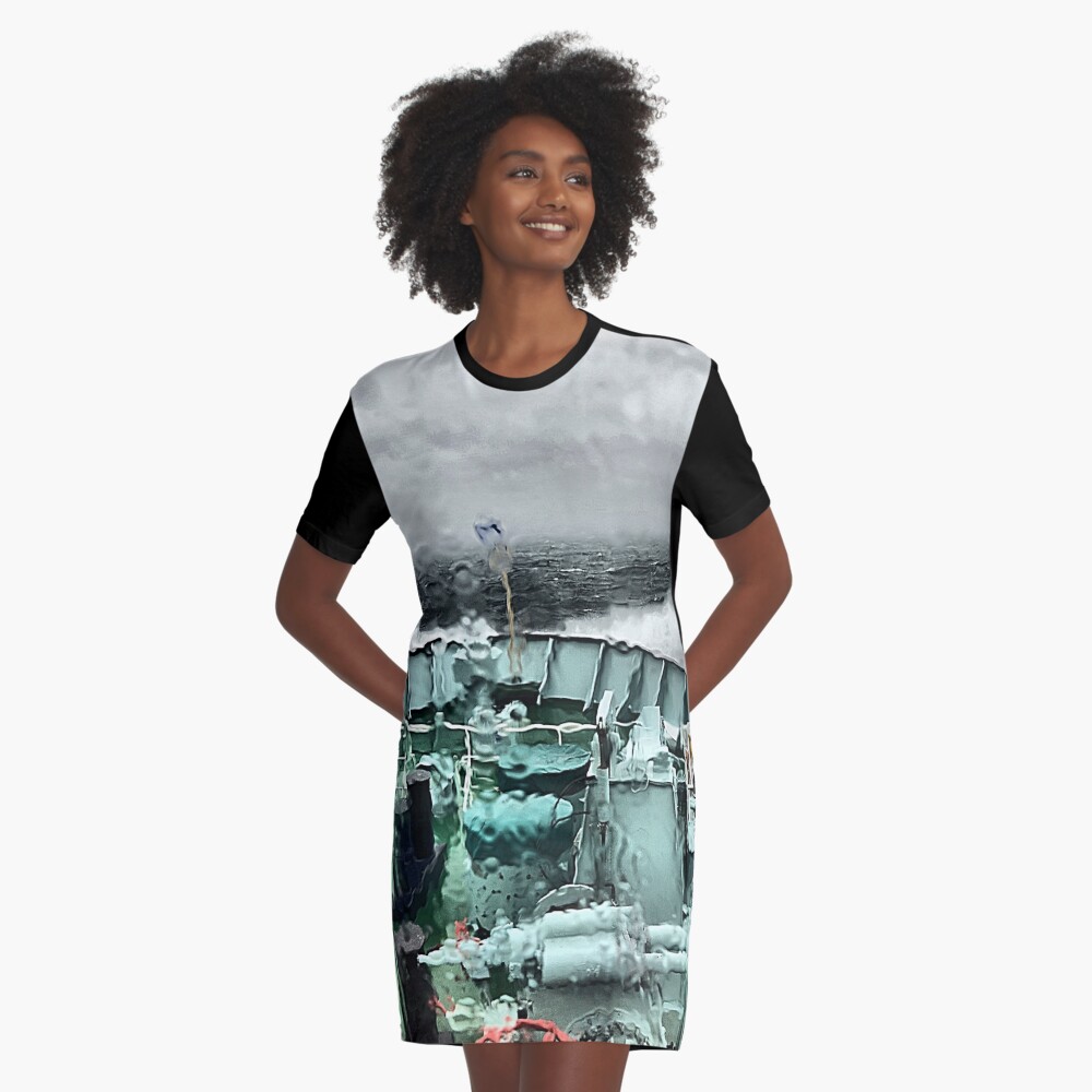 Item preview, Graphic T-Shirt Dress designed and sold by Hike-and-Click.