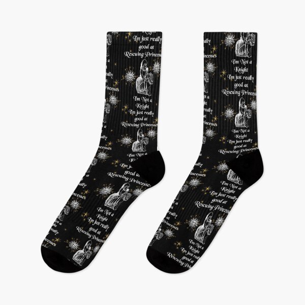 Item preview, 'I'm not a Knight, I'm just really good at Rescuing Princesses' Knight Funny Quote - Medieval Designs Collection designed and sold by Ridiculam Toga.