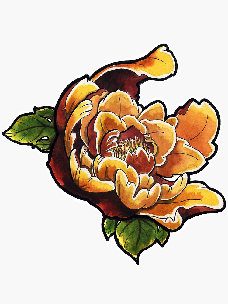 Long lasting Waterproof Snake Peony Tattoo Sticker Women Men - Temu