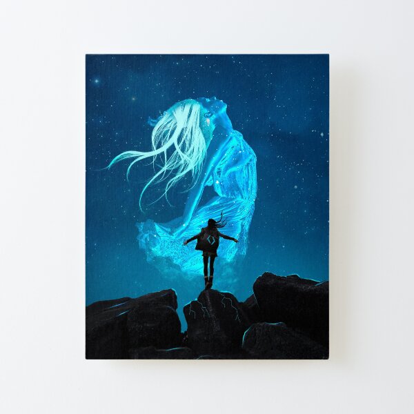 The Soul Canvas Mounted Print