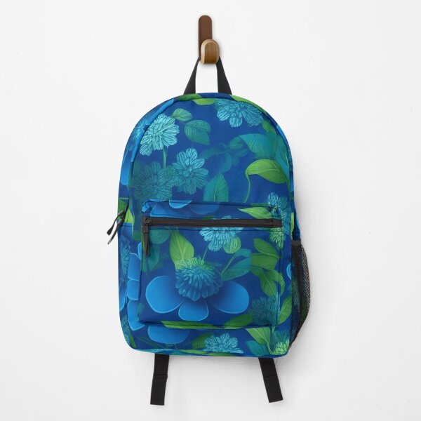 Item preview, Blue and Green Flowers Floral Patterns designed and sold by Wonder Of Light.