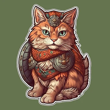 Artwork thumbnail, Aztec Cat by Art-ColorTech