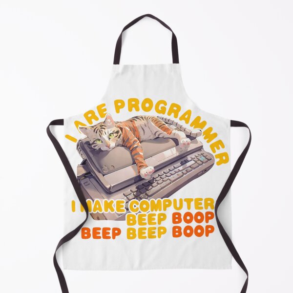 Item preview, Programmer Cat Beep Boop Coding designed and sold by Lychee Design.