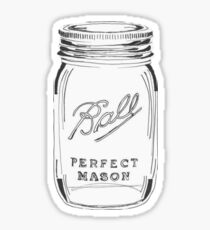 Mason jar Sticker