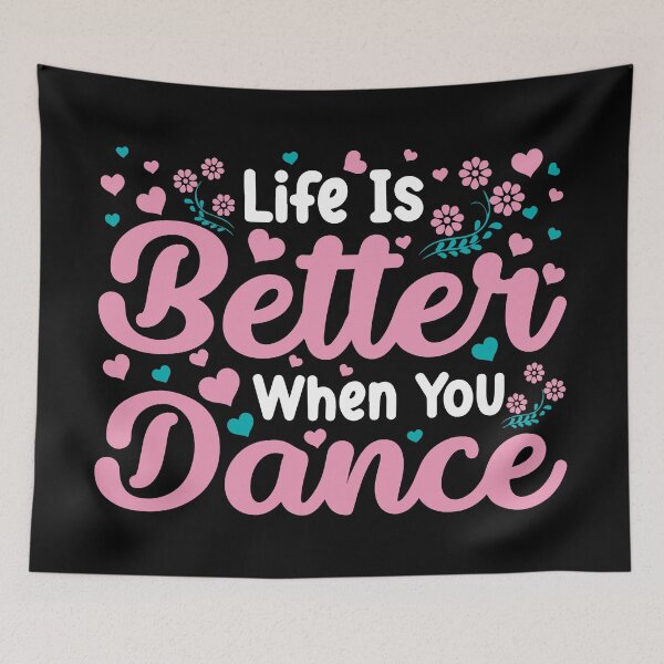 Item preview, Life Is Better When You Dance T Shirt Design designed and sold by Tishirta Store.