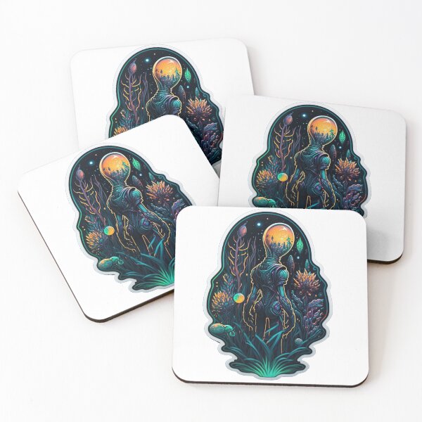 Item preview, Mysterious alien creatures designed and sold by Stickermagician.