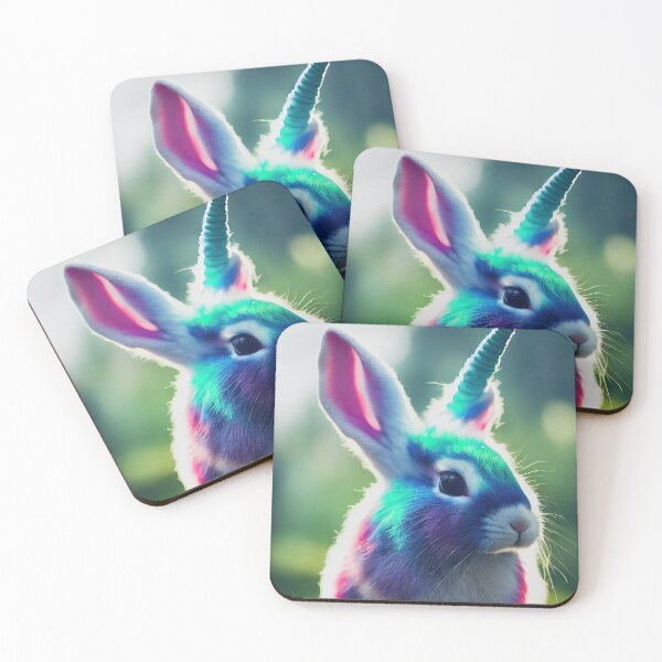 Item preview, Blue squirrel, the unicorn rabbit baby designed and sold by Pixelboys.