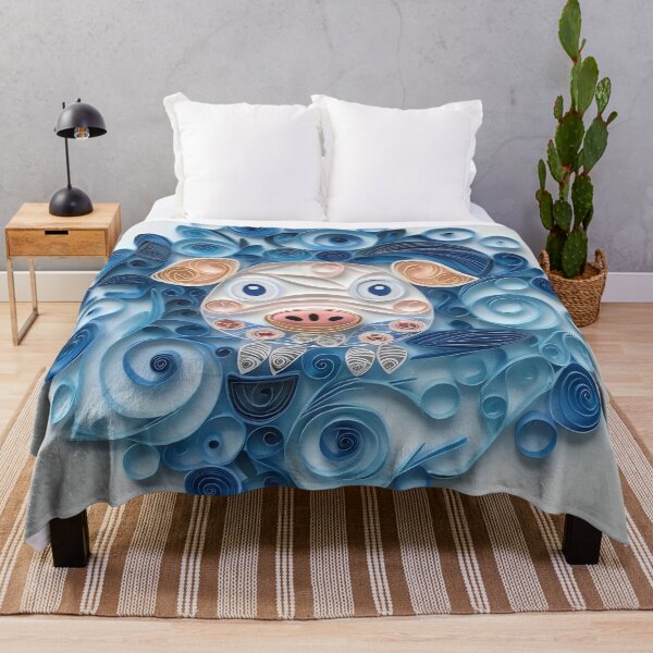 Artikelvorschau, Wasserschwein - Quilling Paper Artwork - AI generiert entworfen und verkauft von Quilluminations.