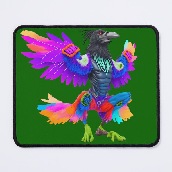 Item preview, Colorful Dancing Crow- Party Wear designed and sold by artist-mac.