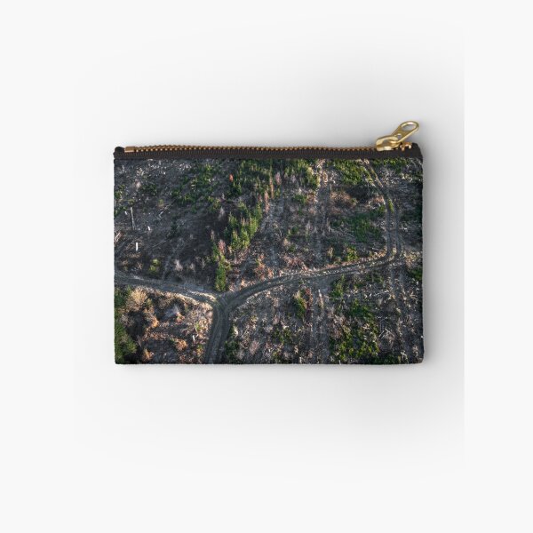 Item preview, Drone Photography - Light and Shadow, Combined with Symmetry of Forest Trails for a Dreamy Nature Shot designed and sold by TRex-Landscapes.