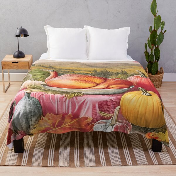 Item preview, Vintage Thanksgiving Pumpkin & Turkey designed and sold by Tamas Das.