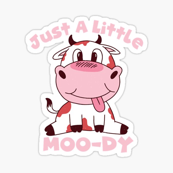 California Cow Pattern Sticker – Big Moods