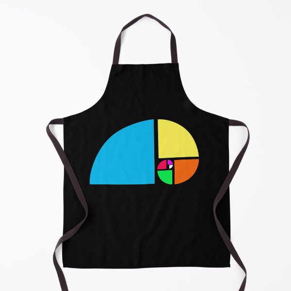 Item preview, Colourful Fibonacci Spiral The golden ration design designed and sold by SoulTrekking.