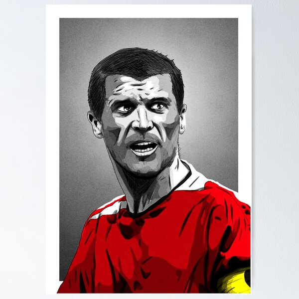 Item preview, Roy Keane - Manchester United Football Artwork designed and sold by barrymasterson.