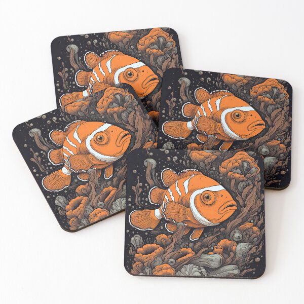 Item preview, Cartoon Clown Fish designed and sold by prettykaler.