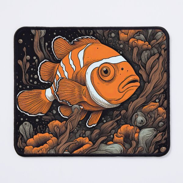 Item preview, Cartoon Clown Fish designed and sold by prettykaler.