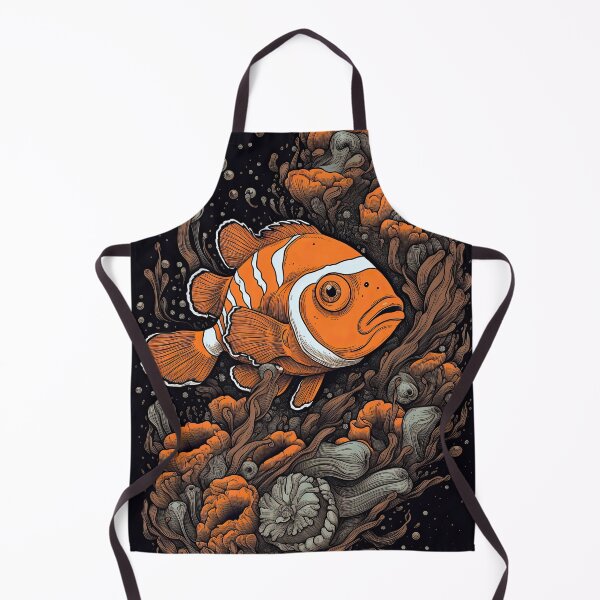 Item preview, Cartoon Clown Fish designed and sold by prettykaler.