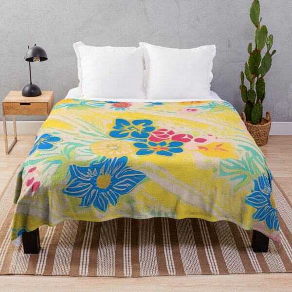 Item preview, Throw Pillow With Beautiful Floral Pattern - Hippie Home Decor designed and sold by Sowari-Pillows.