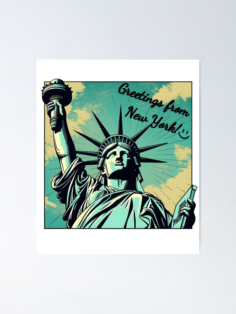 Statue of Liberty, Statue of Liberty Graffiti Print, Travel Print, Travel Decor, Travel Poster, New York City Print, popular New York City, Pop Art