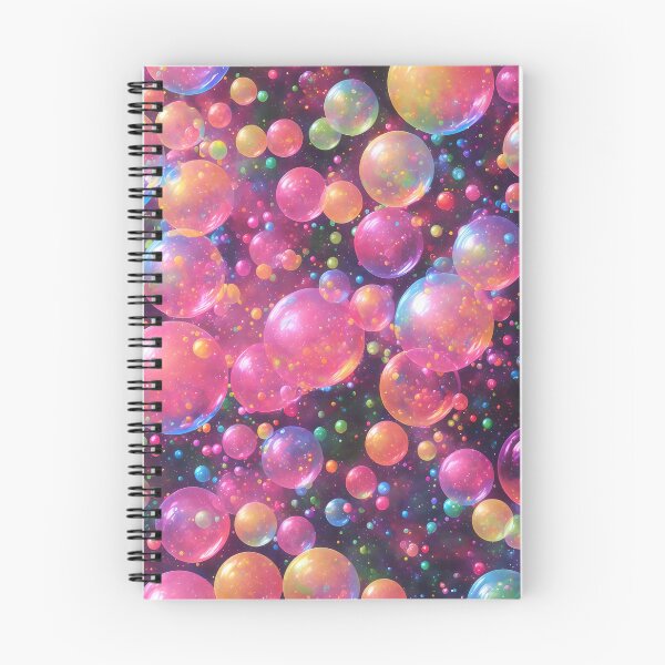 Item preview, Vibrant Visions - Colorful Soap Bubbles Art designed and sold by pinimgart.