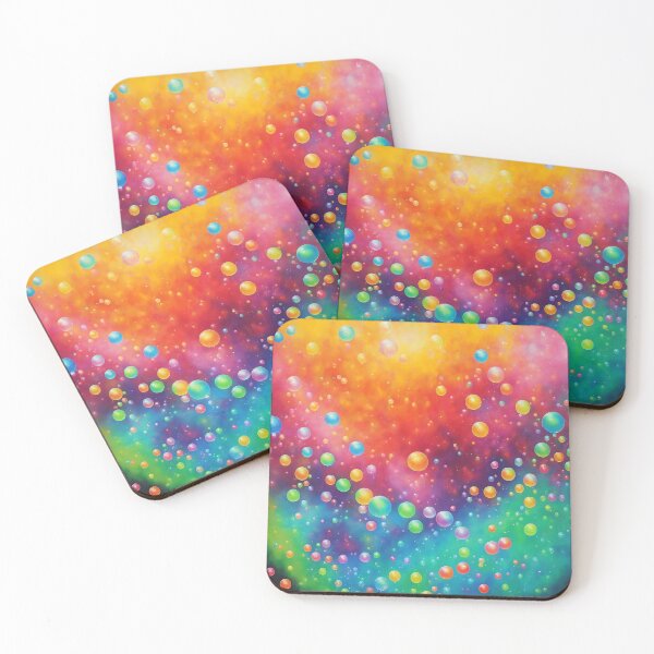 Item preview, Color Burst - Vibrant Soap Bubbles on Colorful Background Art designed and sold by pinimgart.