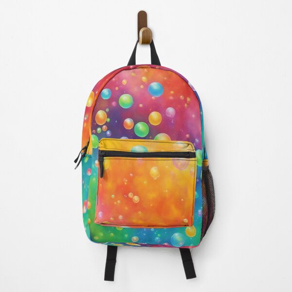 Item preview, Color Burst - Vibrant Soap Bubbles on Colorful Background Art designed and sold by pinimgart.