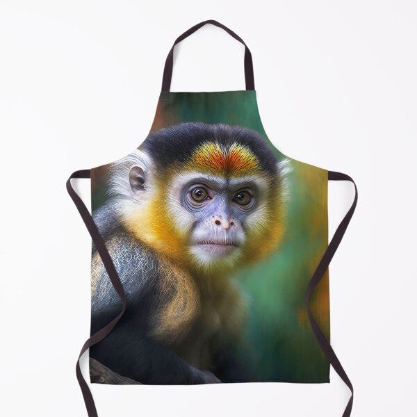 Item preview, Lesser Spot-nosed Monkey designed and sold by cuprum.