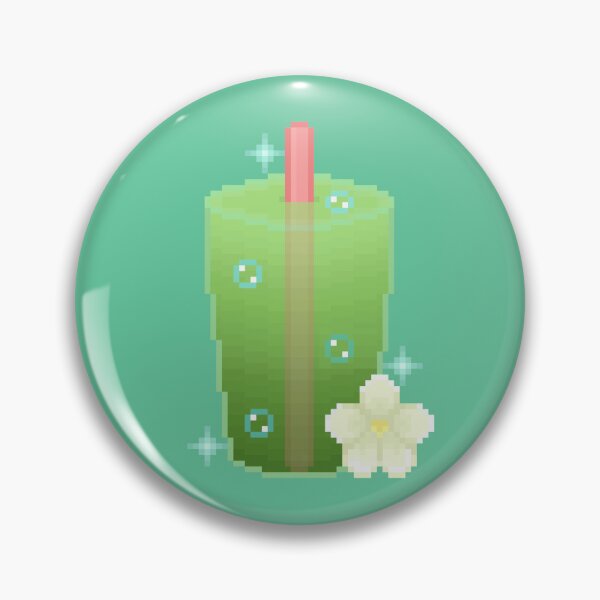 Item preview, pixel iced green tea designed and sold by autumnalmanac.