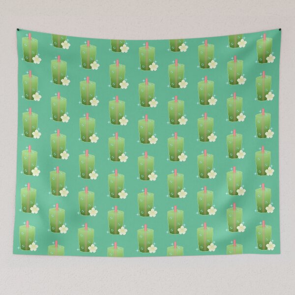 Item preview, pixel iced green tea designed and sold by autumnalmanac.