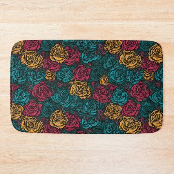 Item preview, Beautiful colorful rose pattern designed and sold by LimitedFuture.