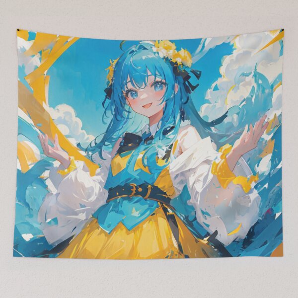 Item preview, anime_ blue lady style designed and sold by theiynkhi.
