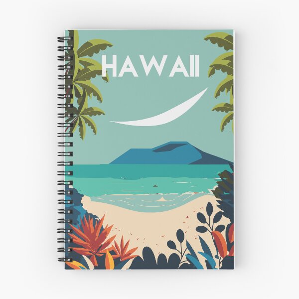 Item preview, Hawaii travele poster beach island designed and sold by Arctic frame studio.