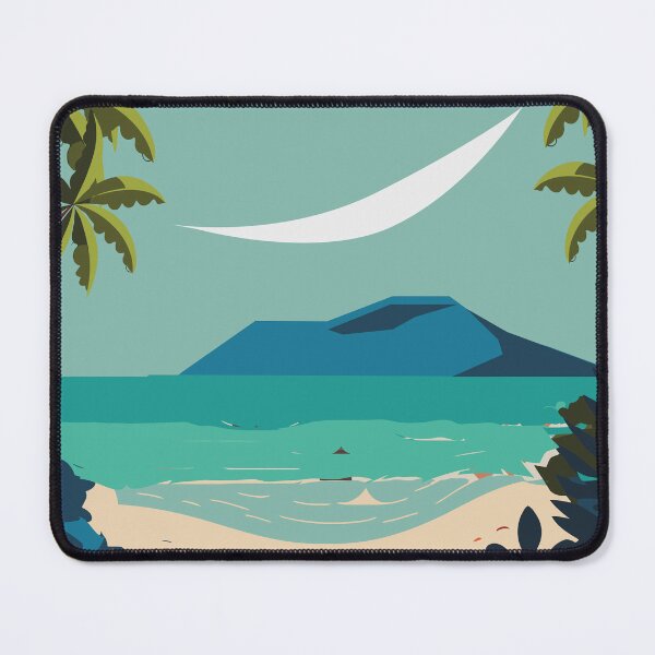 Item preview, Hawaii travele poster beach island designed and sold by Arctic frame studio.