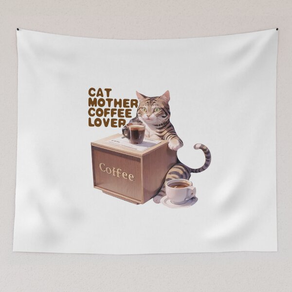 Item preview, Cat Mother Coffee Lover designed and sold by Lychee Design.