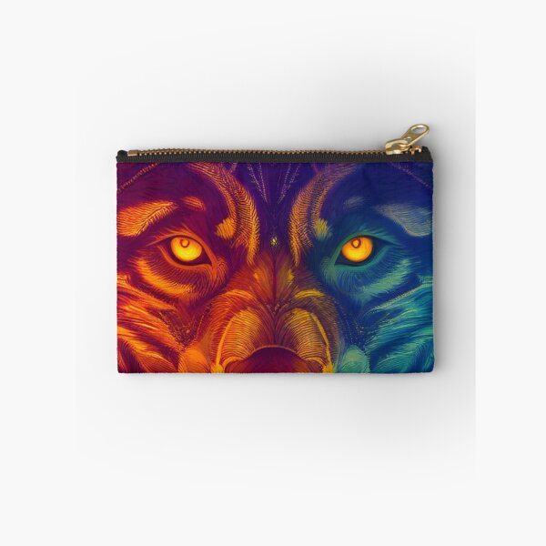 Item preview, Wildflower Wolf: A Colorful Canine Delight designed and sold by MagnifiqueMind.