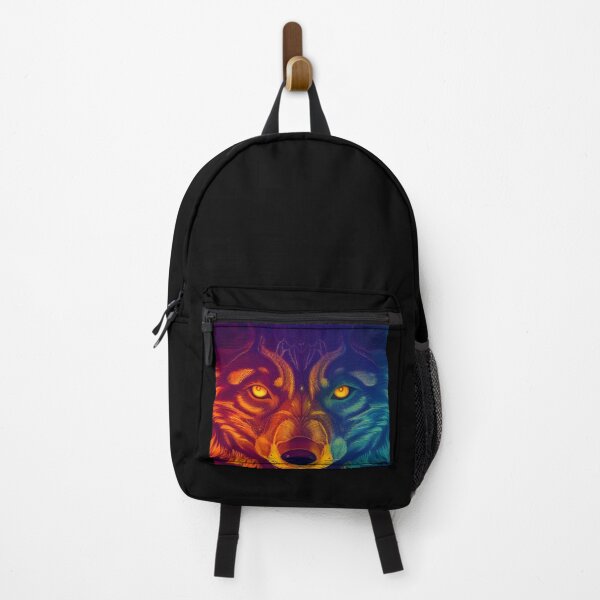 Item preview, Wildflower Wolf: A Colorful Canine Delight designed and sold by MagnifiqueMind.