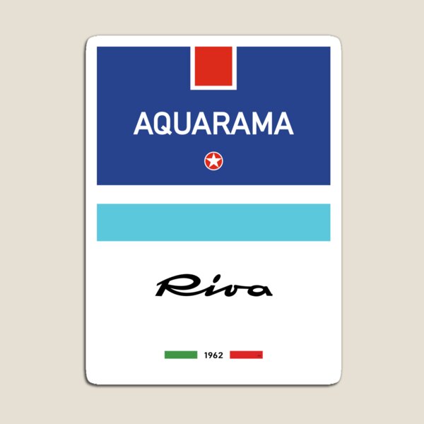 Riva Aquarama Yachting Runabout Milan Italie Magnet