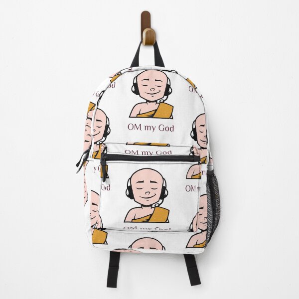Item preview, Om My God! Cute Modern Buddhist Monk With Headset designed and sold by Rebel-Design.