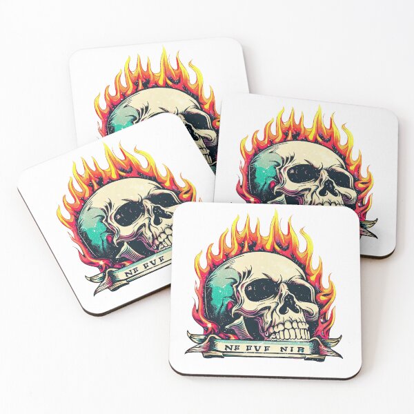 Item preview, skull on fire 002 designed and sold by sicomanzer.