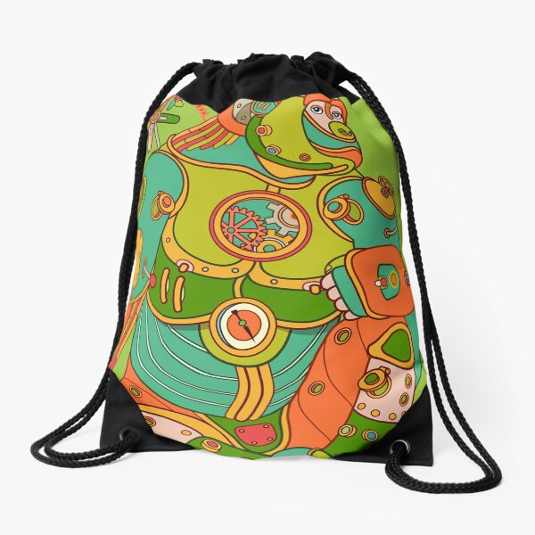 Gorilla, from the AlphaPod collection Drawstring Bag