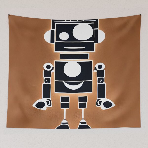 Item preview, Robot in the style of famous art. designed and sold by CRAFTER-MEDIA.