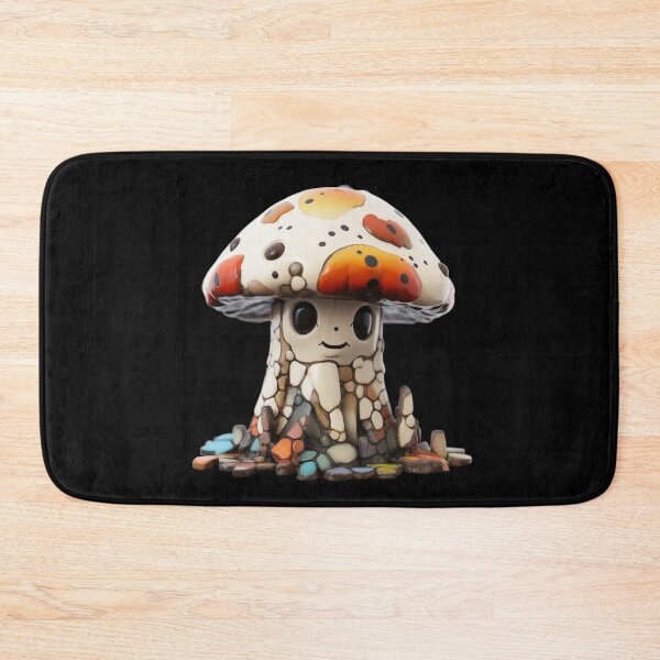 Item preview, Glazed Pottery Shroom - Porcelain Mushroom  designed and sold by TVBArchive.